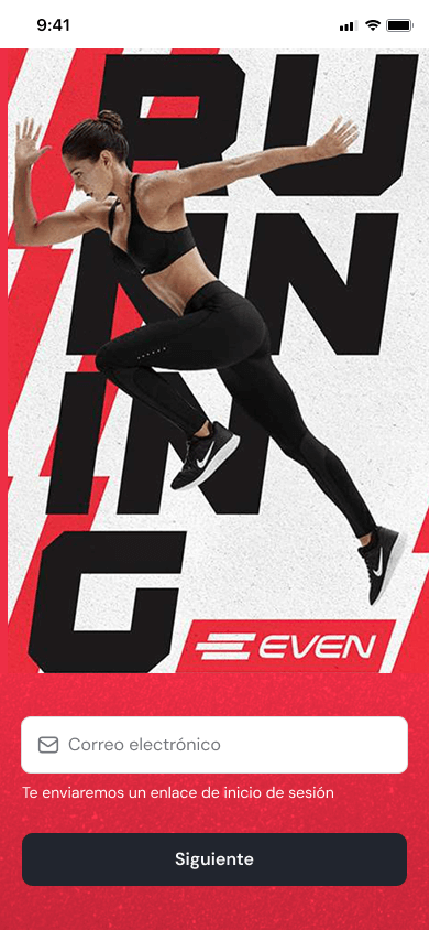 EVEN Labs login screen