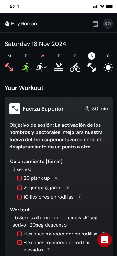 EVEN Labs workout screen showing effort visualisation